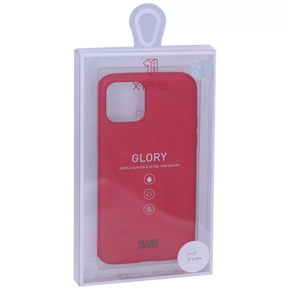 X-Level Glory Aristo Leather Case iPhone 11 Pro — Red - фото 3