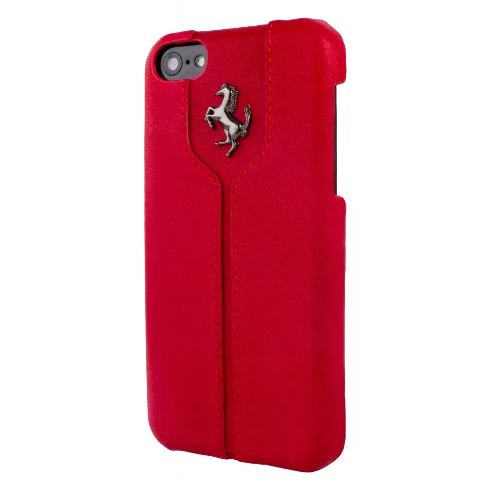 Ferrari Montecarlo Leather Cover Case — iPhone 5C — Red - фото 4