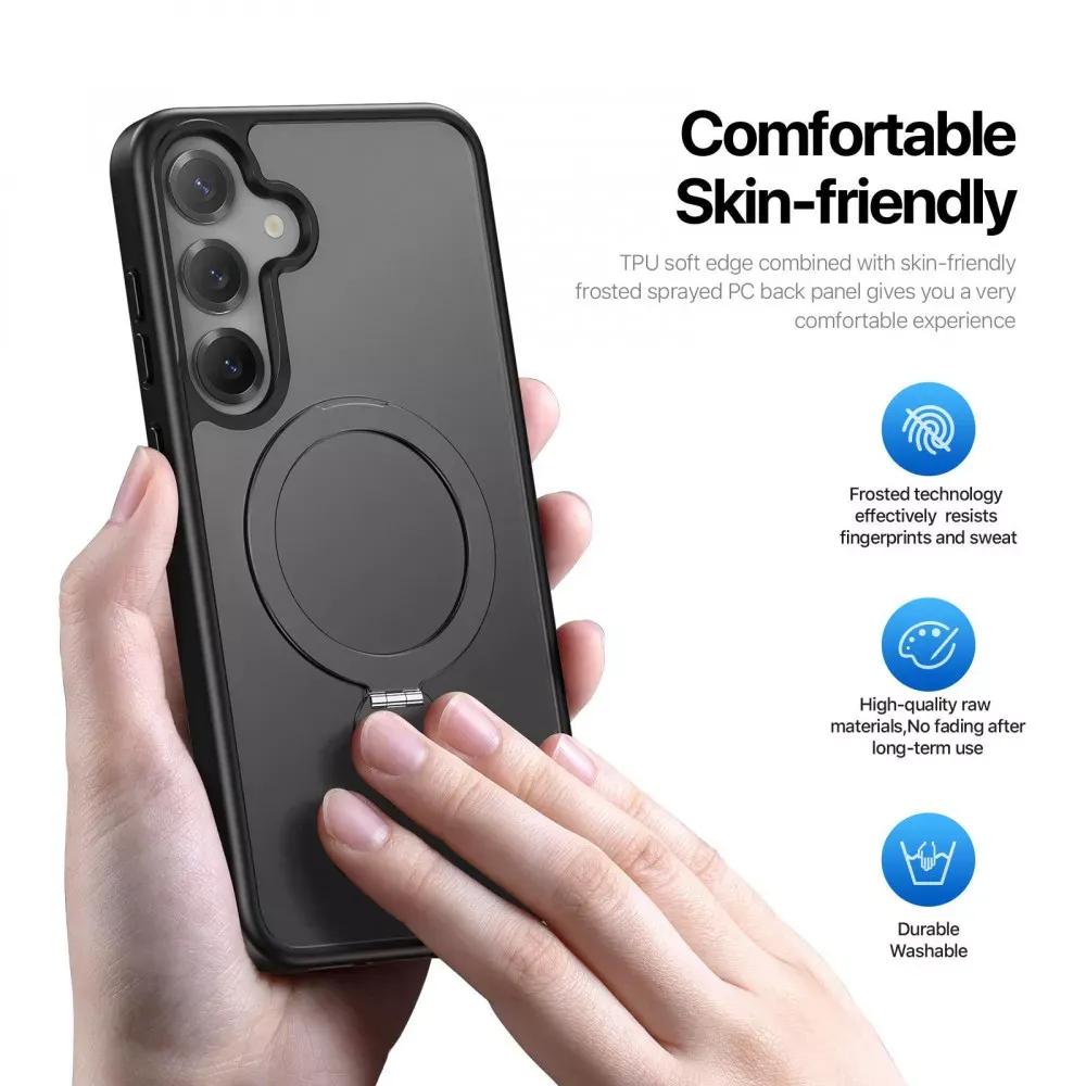 Yind Case With Magsafe — Samsung S25 FE __ — Black - фото 3