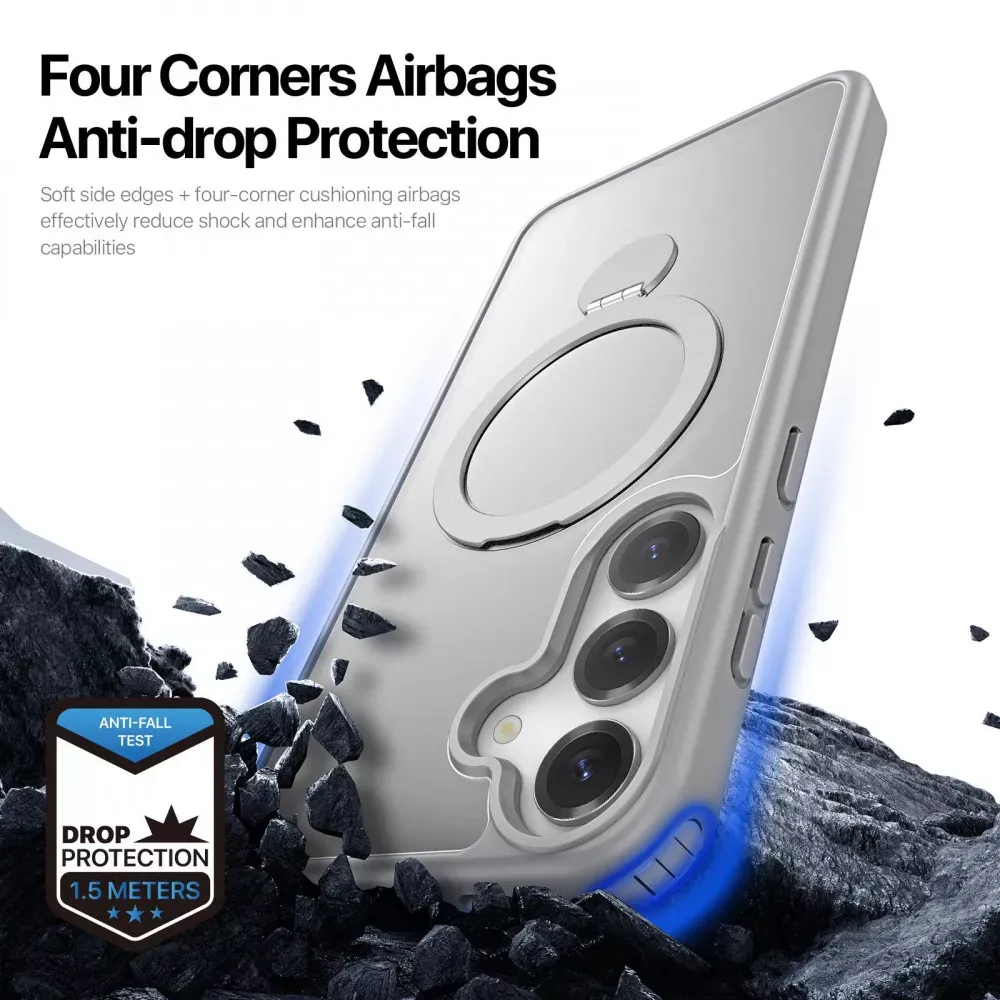 Yind Case With Magsafe — Samsung S25 FE __ — Grey - фото 6