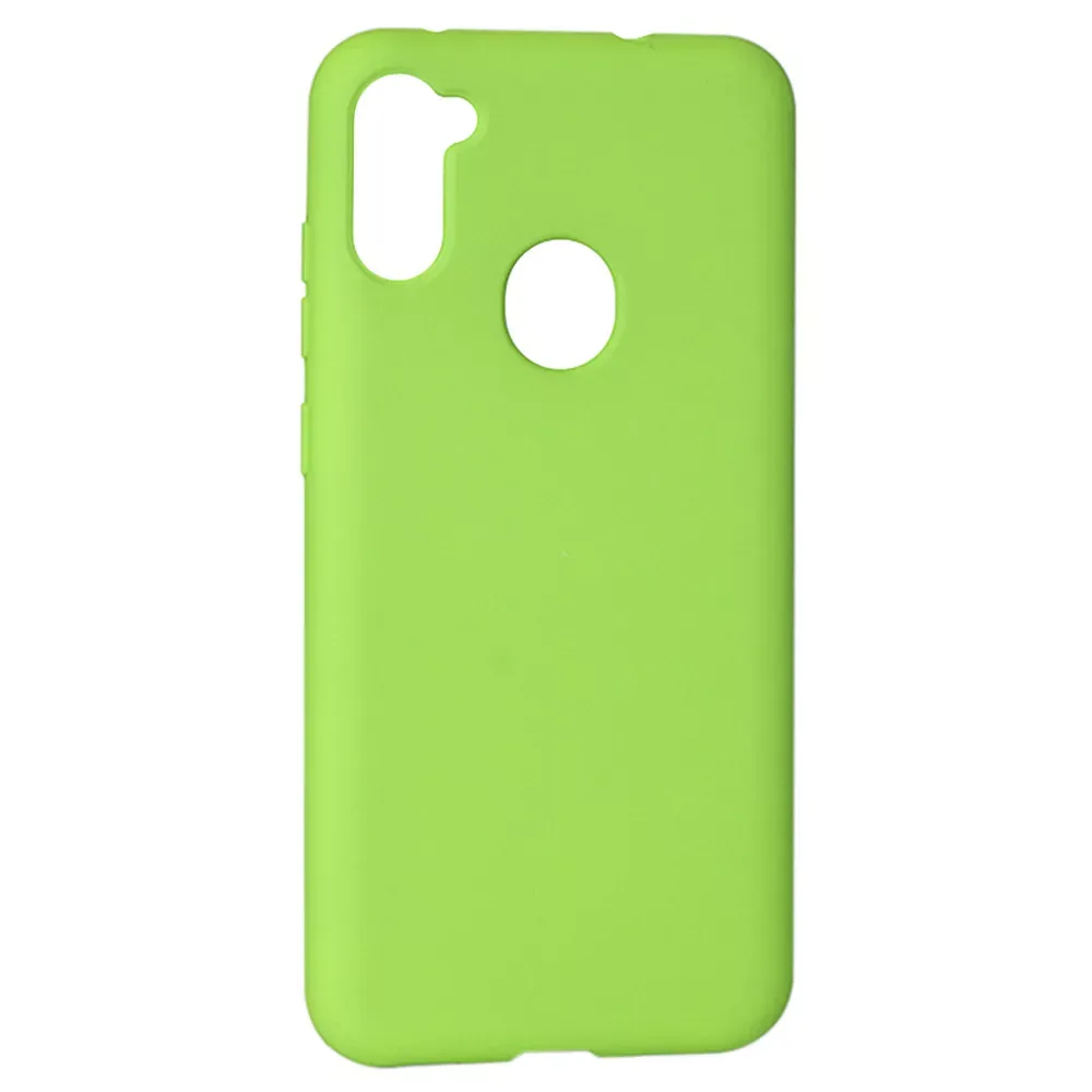 Original Silicone Case Samsung A11 2019 — Green (19)