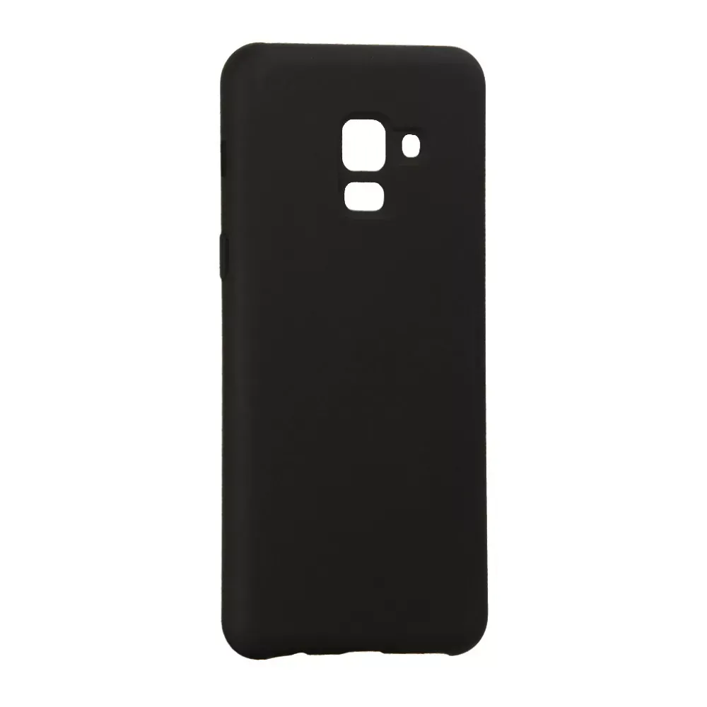 Original Silicone Case Samsung A8 2018(A530) — Black — Различные Samsung A8 2018 (A530)