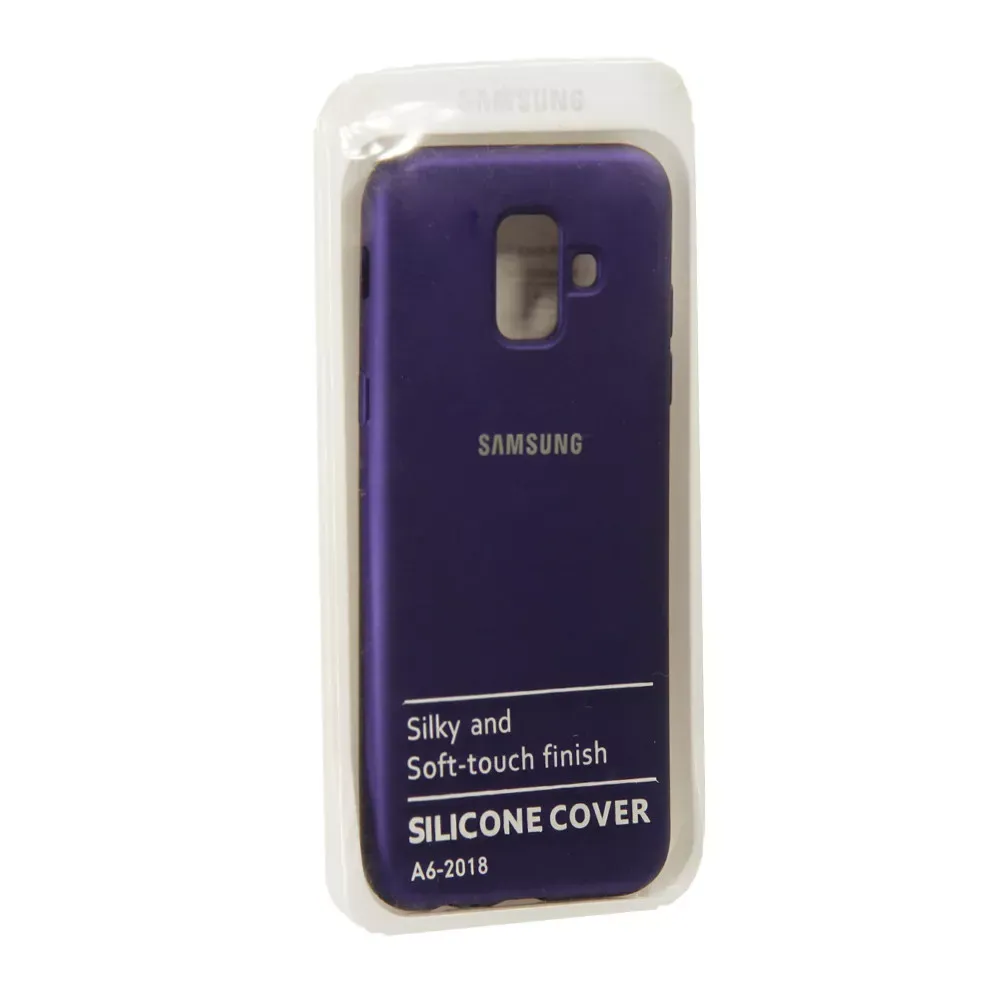 Original Silicone Case Samsung J6 Plus 2018(J610) — Ultraviolet - фото 3