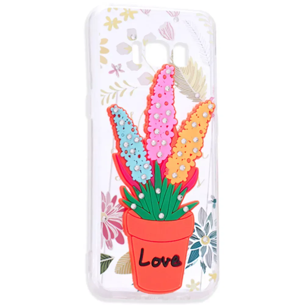 Flowers Diamonds TPU Case Samsung S7 Edge(G935) - фото 5