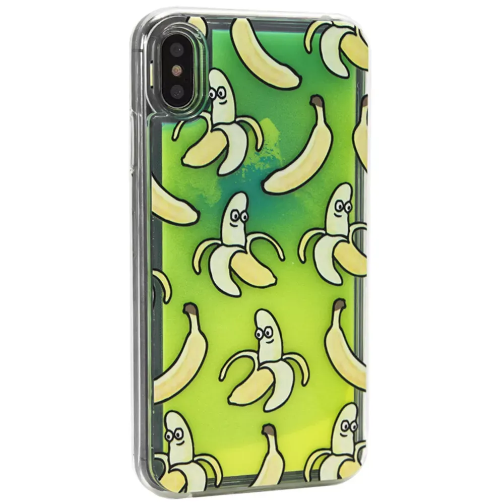 Liquid Glow Night With Print TPU Case Samsung A40 (A405F) — Banana — Различные Samsung A40 (A405F)