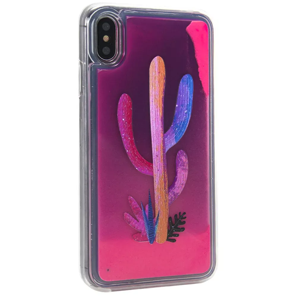 Liquid Glow Night With Print TPU Case Samsung A40 (A405F) — Cactus — Различные Samsung A40 (A405F)