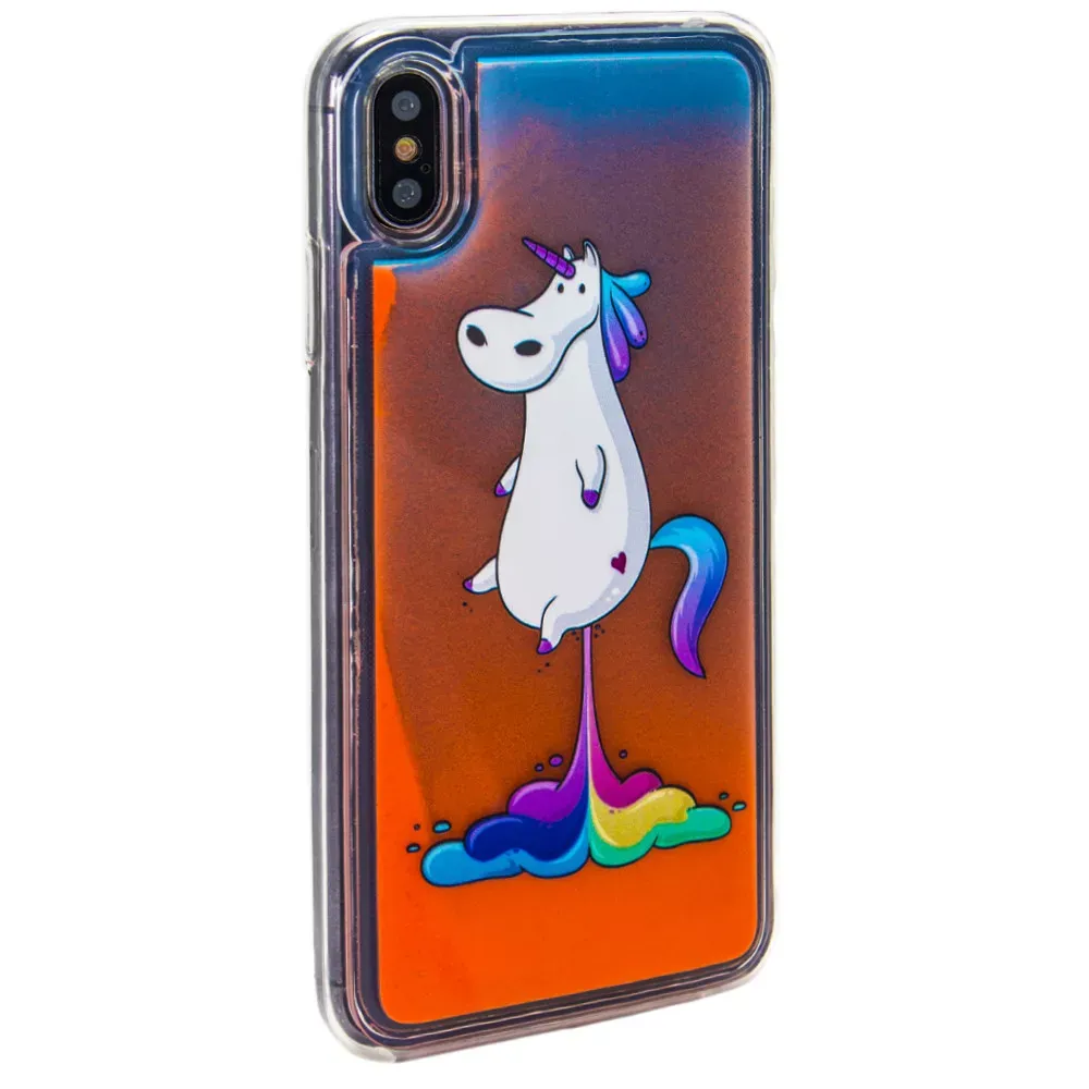 Liquid Glow Night With Print TPU Case SamsungA10 2019 — Unicorn — Различные Samsung A10(A105)