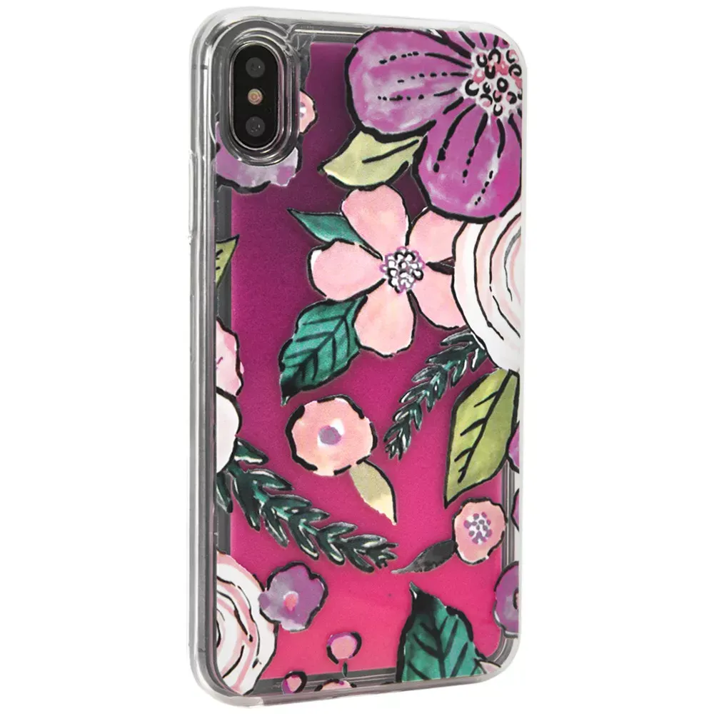 Liquid Glow Night With Print TPU Case SamsungA20 2019 — Flowers — Различные Samsung A20 2019(A205)