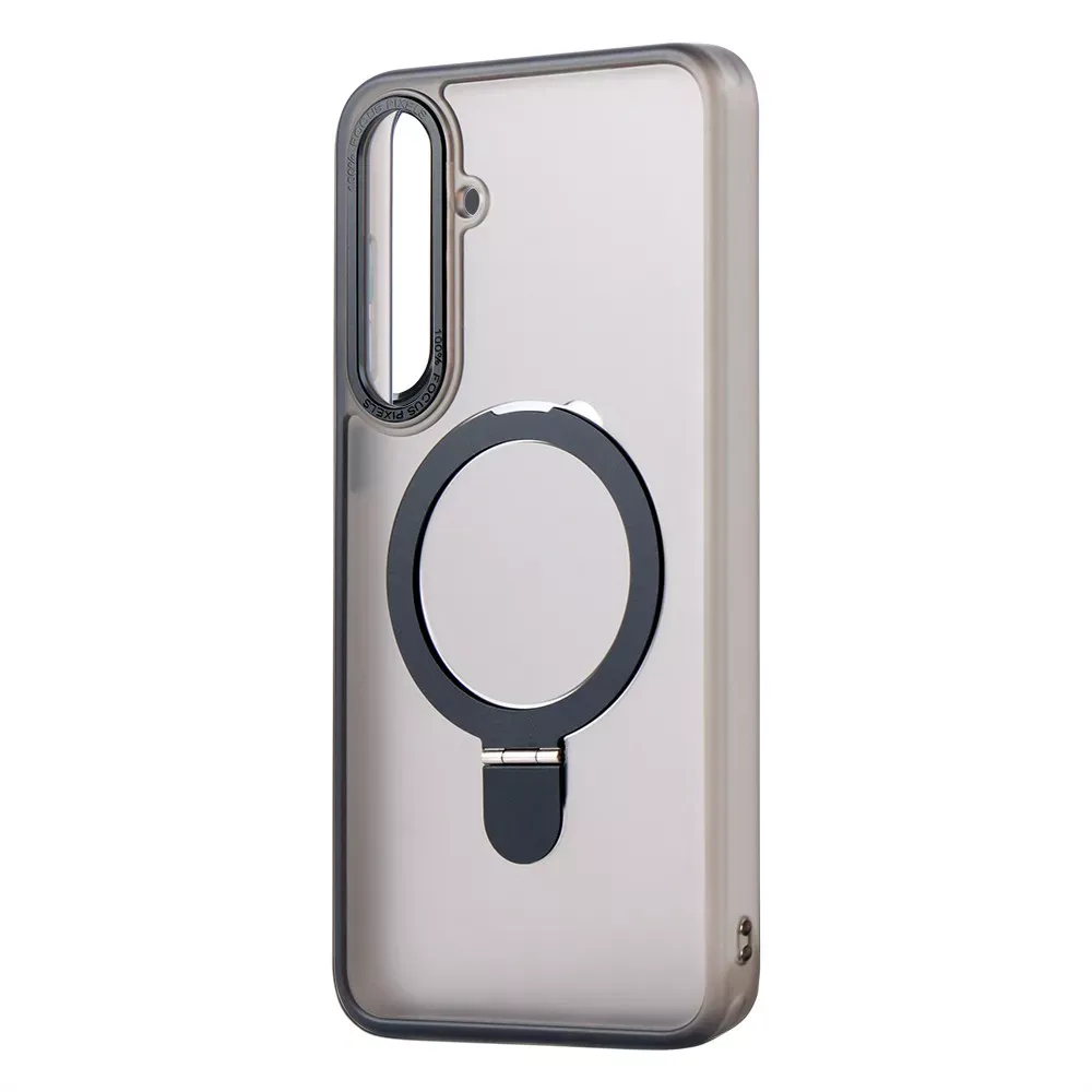 Matte Guard Ring Case With MagSafe Samsung S24 Plus — Black — Различные Samsung S24 Plus