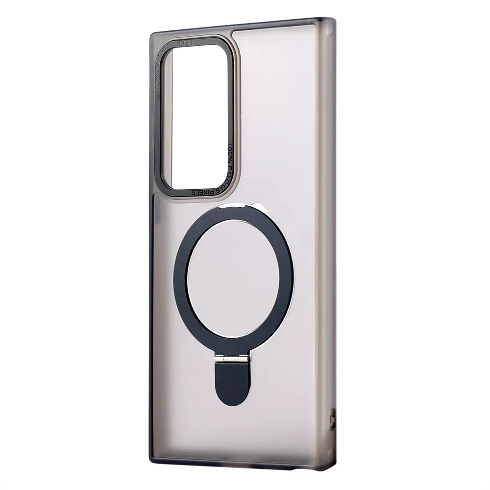 Matte Guard Ring Case With MagSafe Samsung S25 — Black — Различные Samsung S25