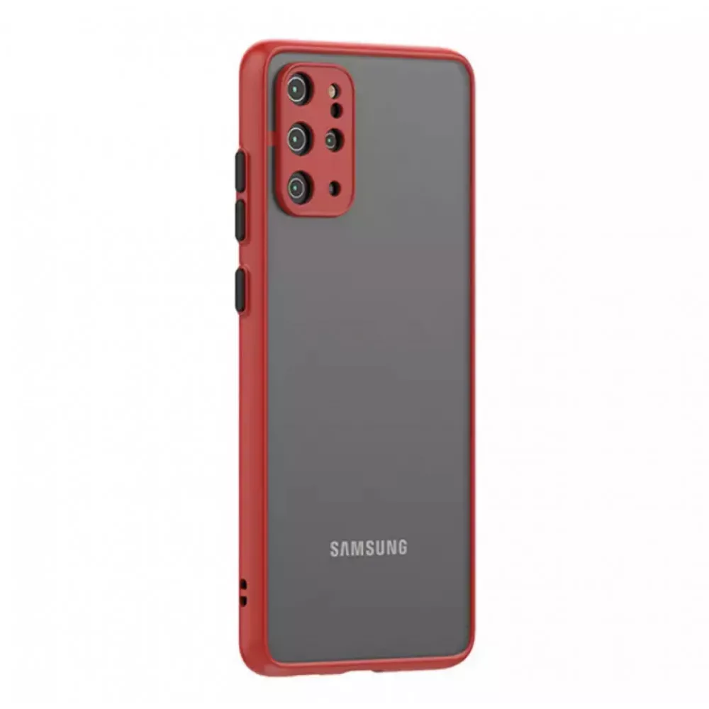 Matte TPU Plastic Case  Samsung A12 — Red — Различные Samsung A12 (A125)