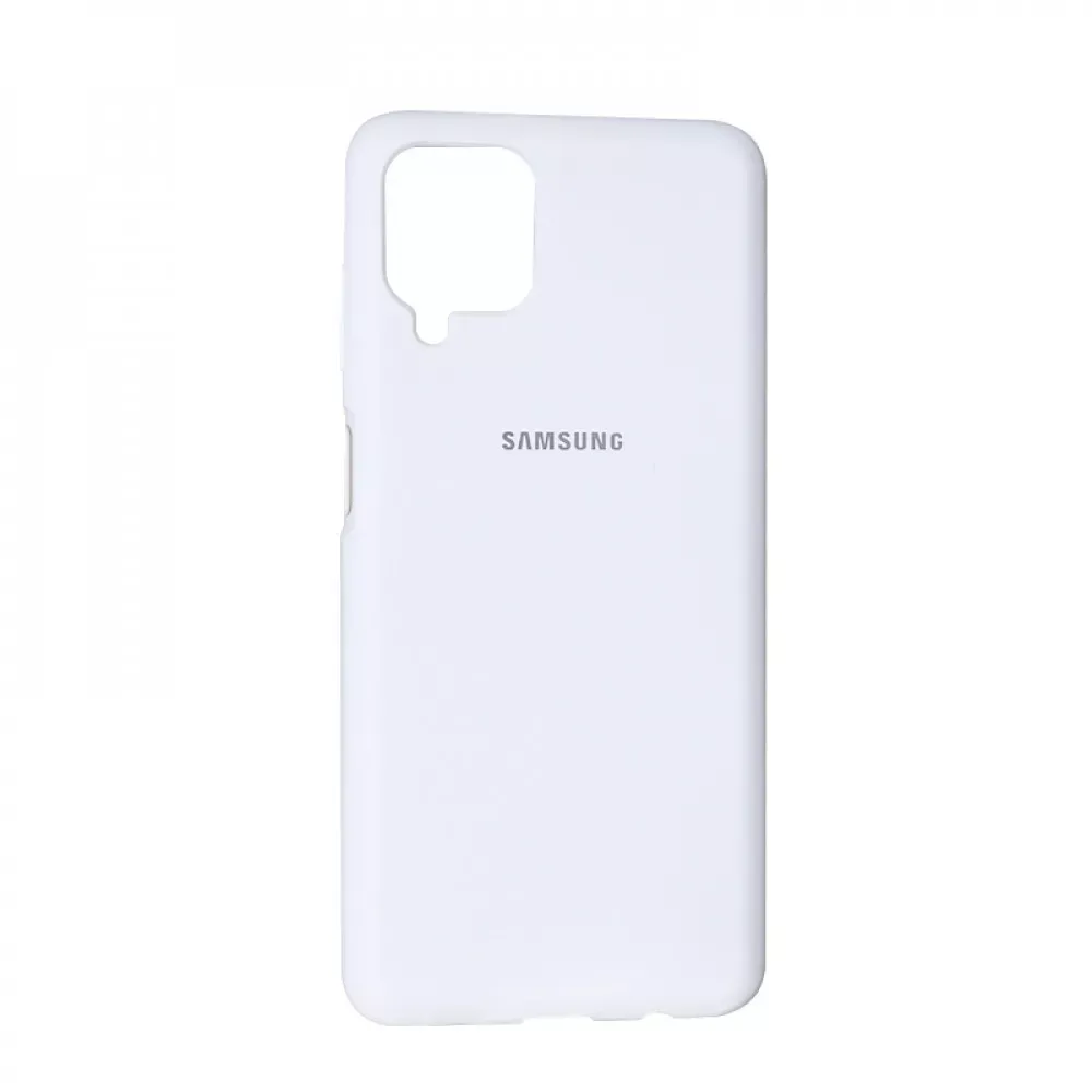 Original Silicone Case Samsung A12 (A125) — White — Различные Samsung A12 (A125)
