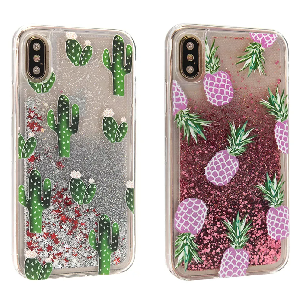 Plants с блестками TPU Case Samsung A20 — Cactus - фото 3