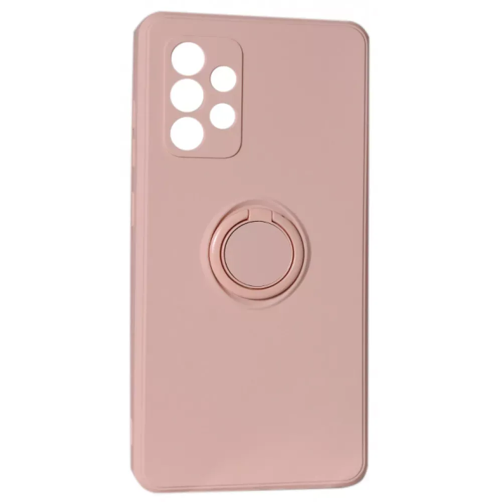 Ring Silicone Case Samsung A72 (A725F) — Pink Sand — Различные Samsung A72 (A725F)