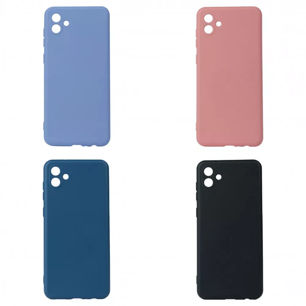 Soft Touch TPU Case Samsung A04 — Black - фото 3