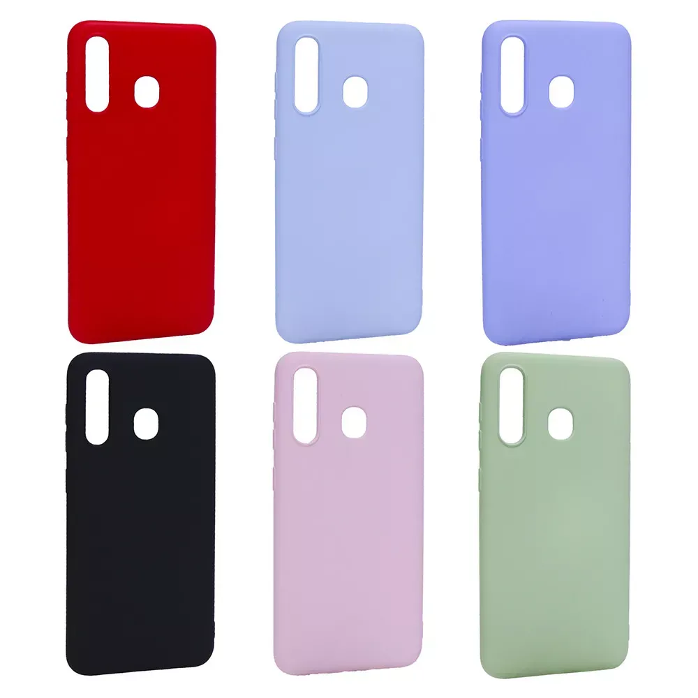 Soft Touch TPU Case Samsung A30s/A50 — Dark Purple - фото 3