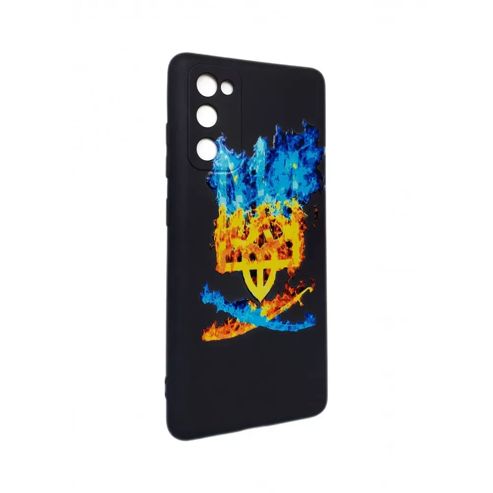 Soft Touch TPU Case with print Samsung S21 FE — Тризуб — Различные Samsung S21 FE