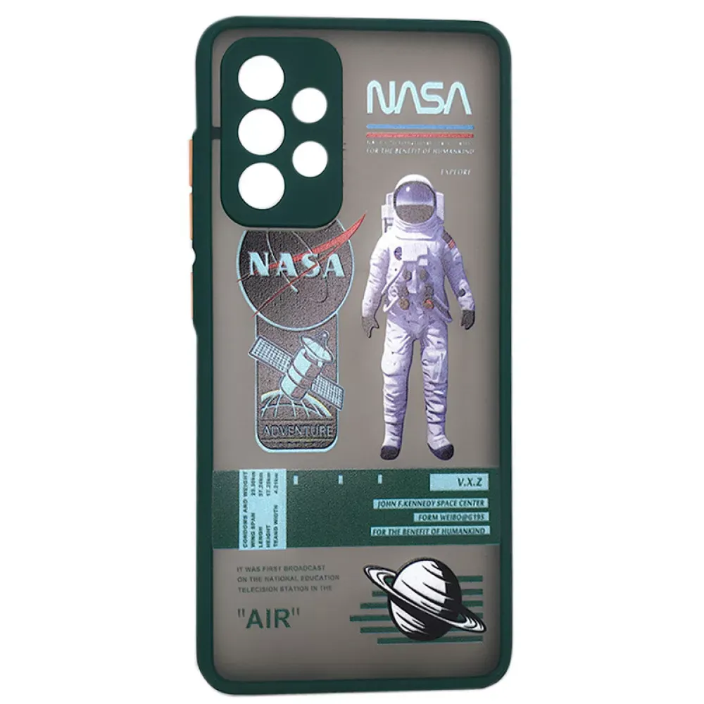 Stickers Series TPU Case Samsung A72 (A725F) — Dark green — Различные Samsung A72 (A725F)