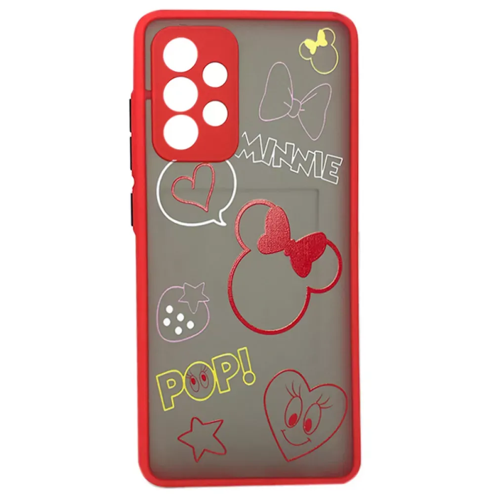Stickers Series TPU Case Samsung A72 (A725F) — Red Heart — Различные Samsung A72 (A725F)