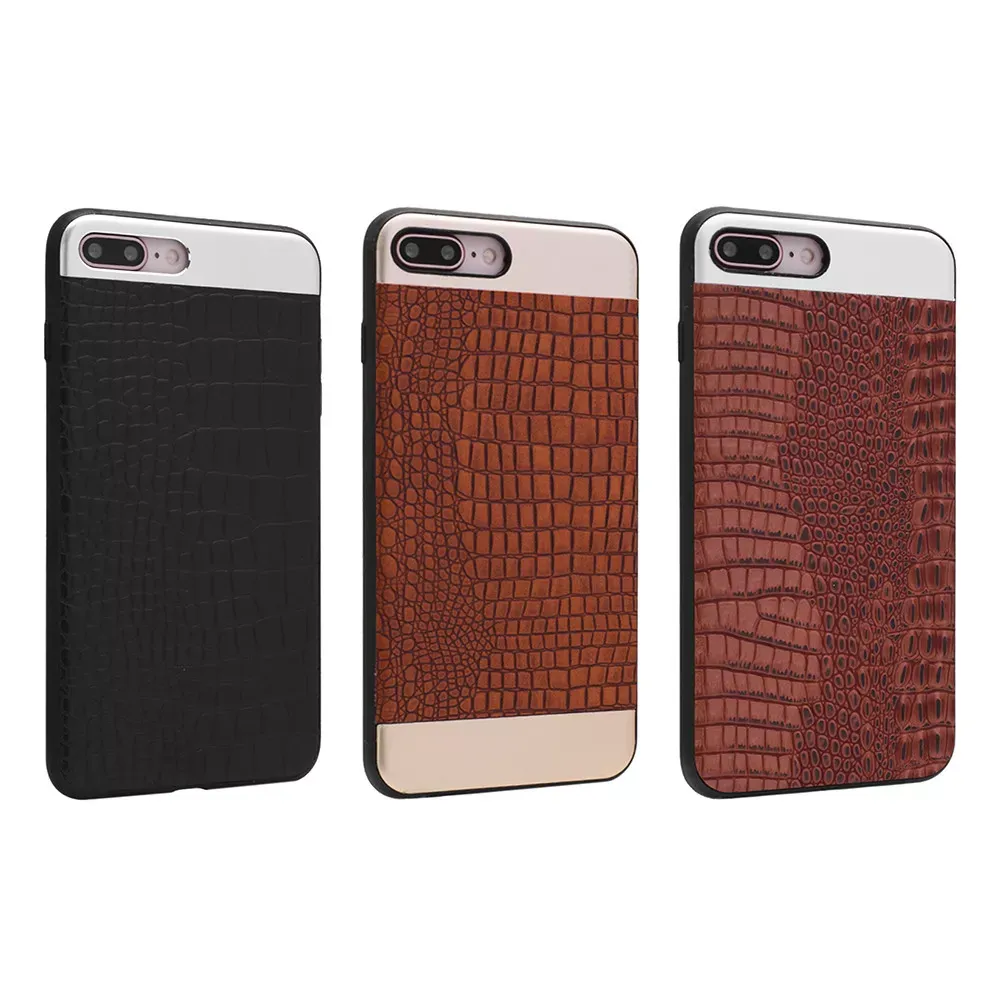 Top & Bottom Metal Leather Cover Case Samsung J5 Prime — Black — фото 3