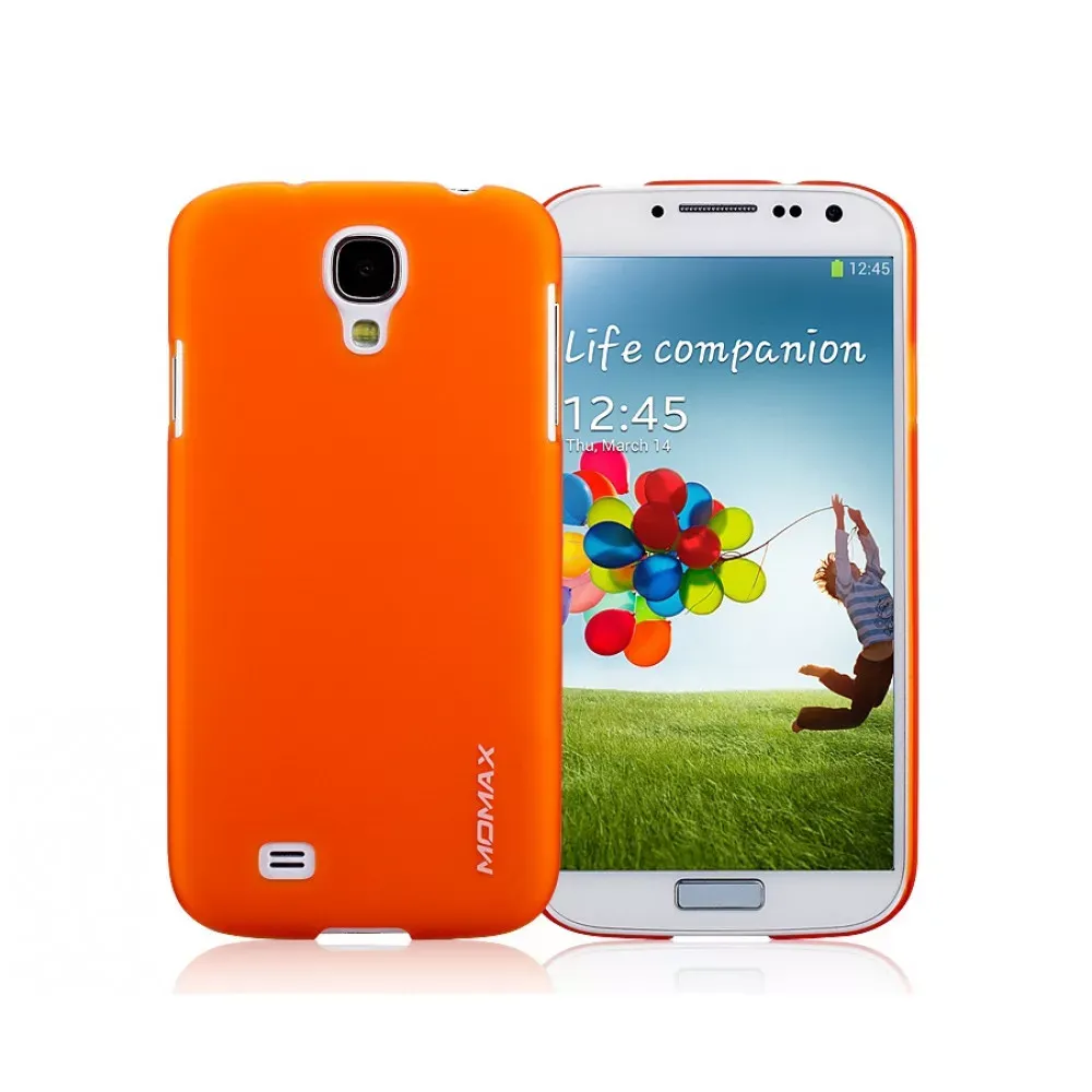 Momax Ultratough Transparent Case Samsung S4 Black — Orange — фото 3