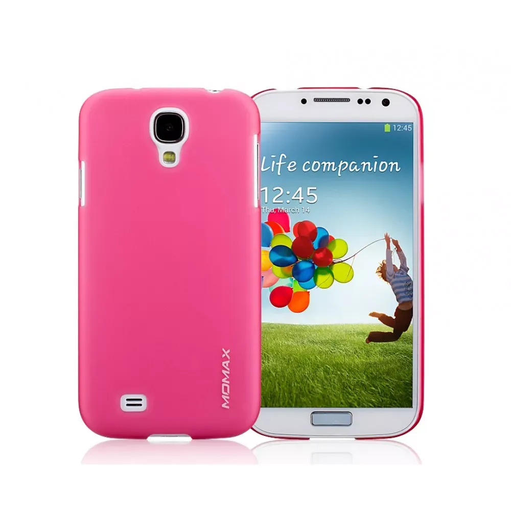 Momax Ultratough Transparent Case Samsung S4 Black — Pink — фото 3
