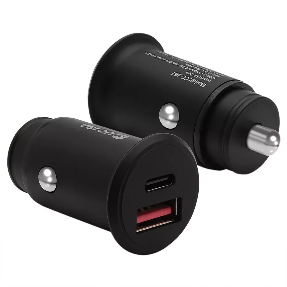 Car Charger 67.5W PD QC3.0 Veron CC-367 — VERON