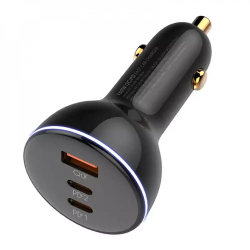 Car Charger 160W 2 PD QC3.0 Ldnio C102 — фото 5