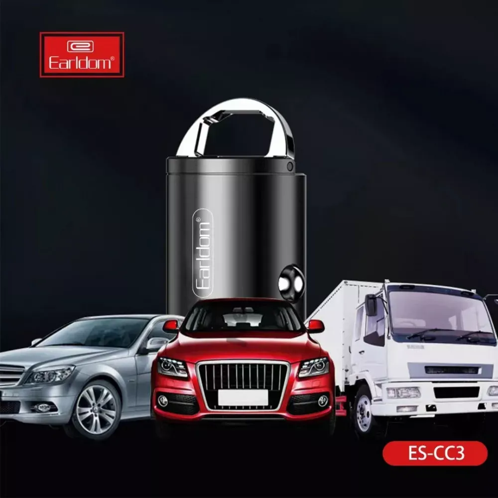 Car Charger 2.4A 1U 1C Earldom ES-CC3 - фото 5