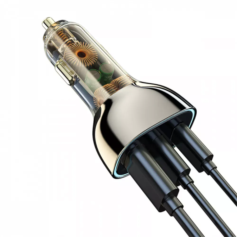 Car Charger 30W 2 PD QC3.0 WiWU PC700 — Black — фото 5