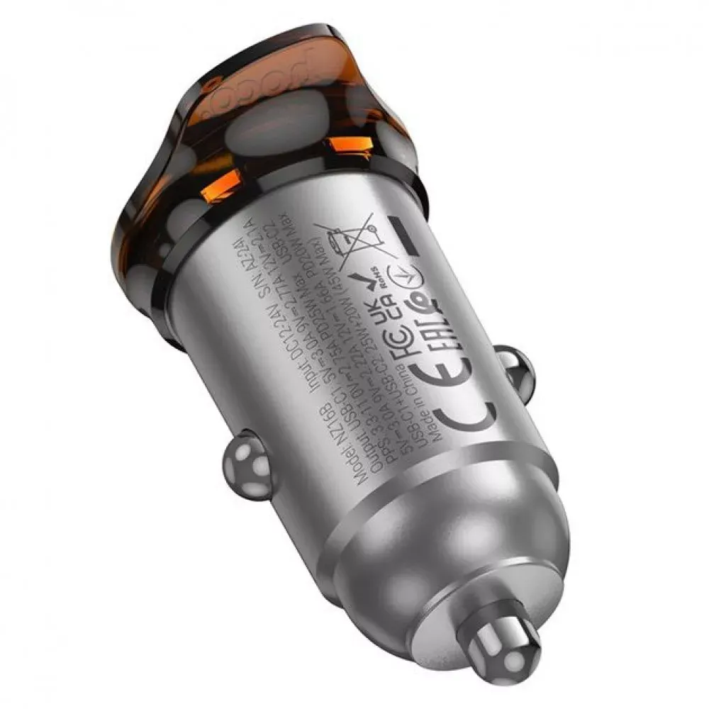 Car Charger 45W 2 PD Hoco NZ16B - фото 4