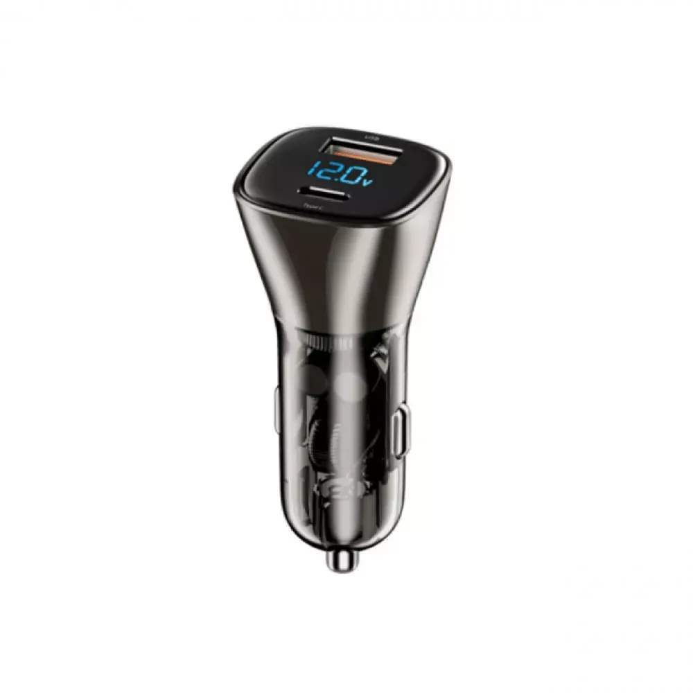 Car Charger 45W PD QC3.0 WiWU PC500 — Grey — фото 4