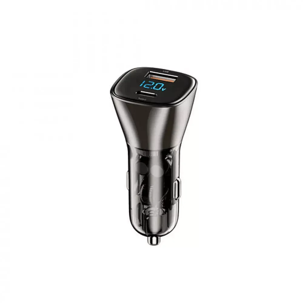 Car Charger 45W PD QC3.0 WiWU PC500 — Grey — фото 6