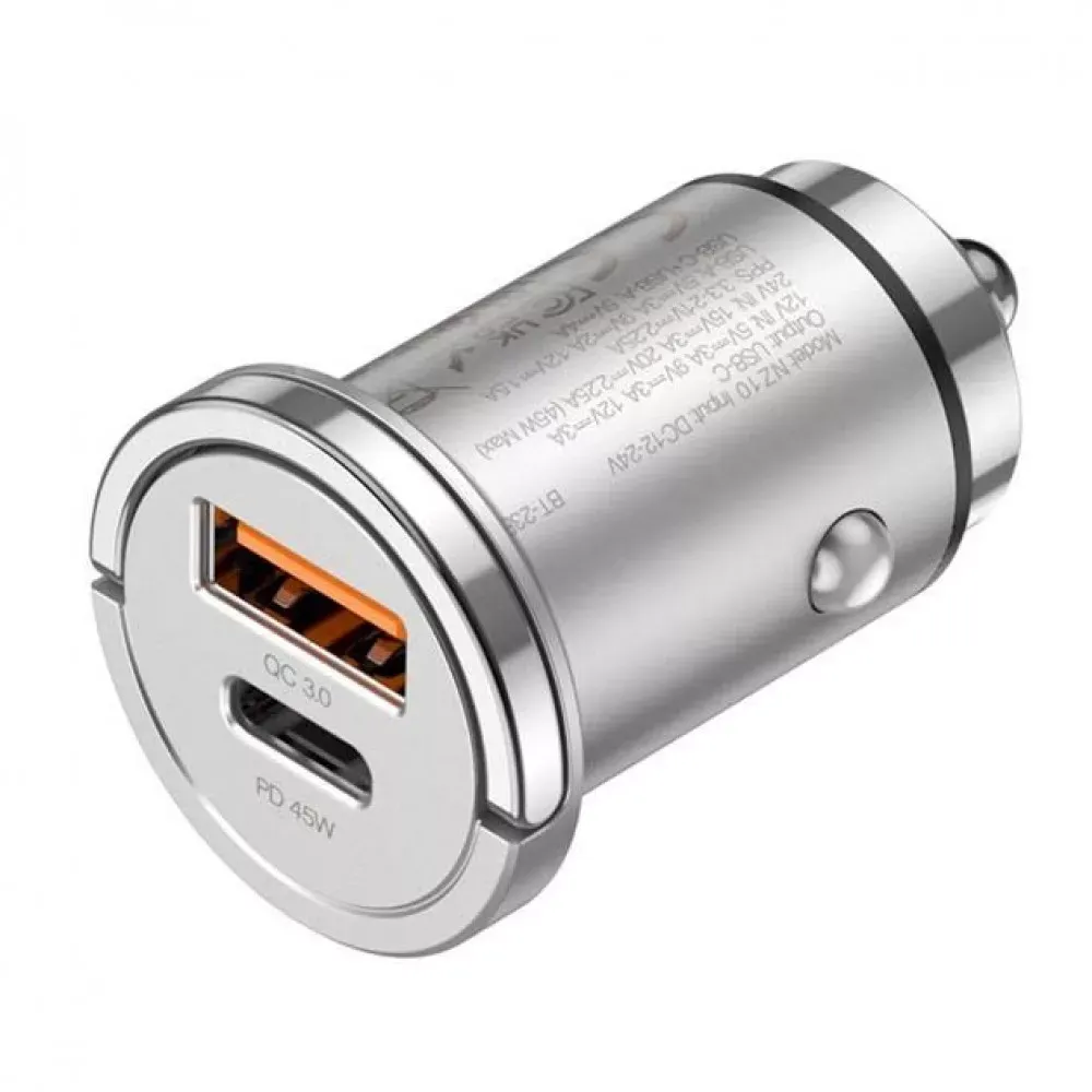 Car Charger Hoco NZ10 Handy PD45W+QC3.0 car charger — фото 4