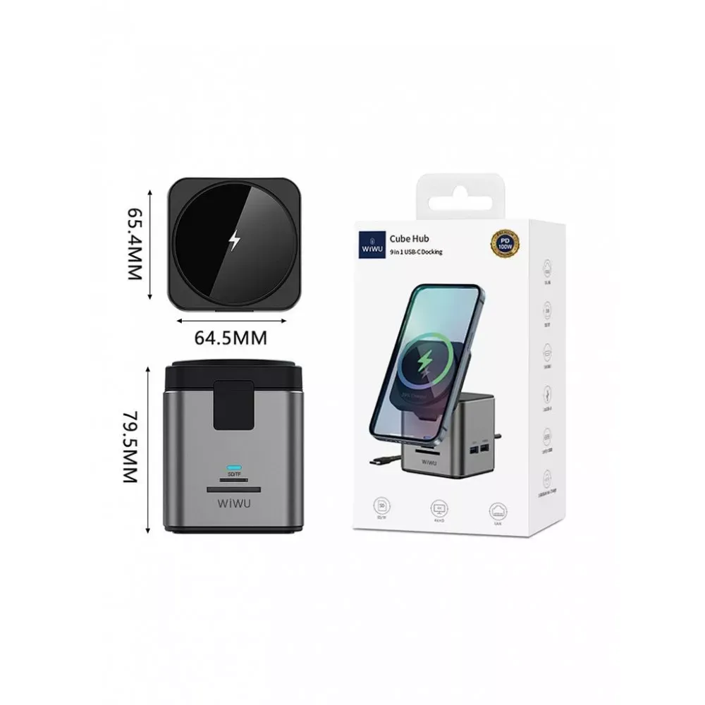 Docking Station 100W WiWU Wi-W025 - фото 3