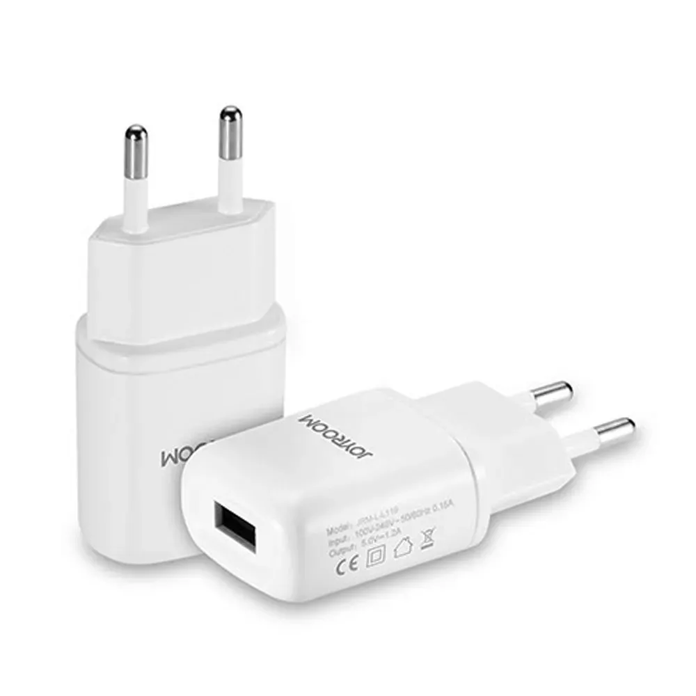 Home Charger 1.2A 1U Lightning Cable Joyroom L-L119 UMI — White — фото 3