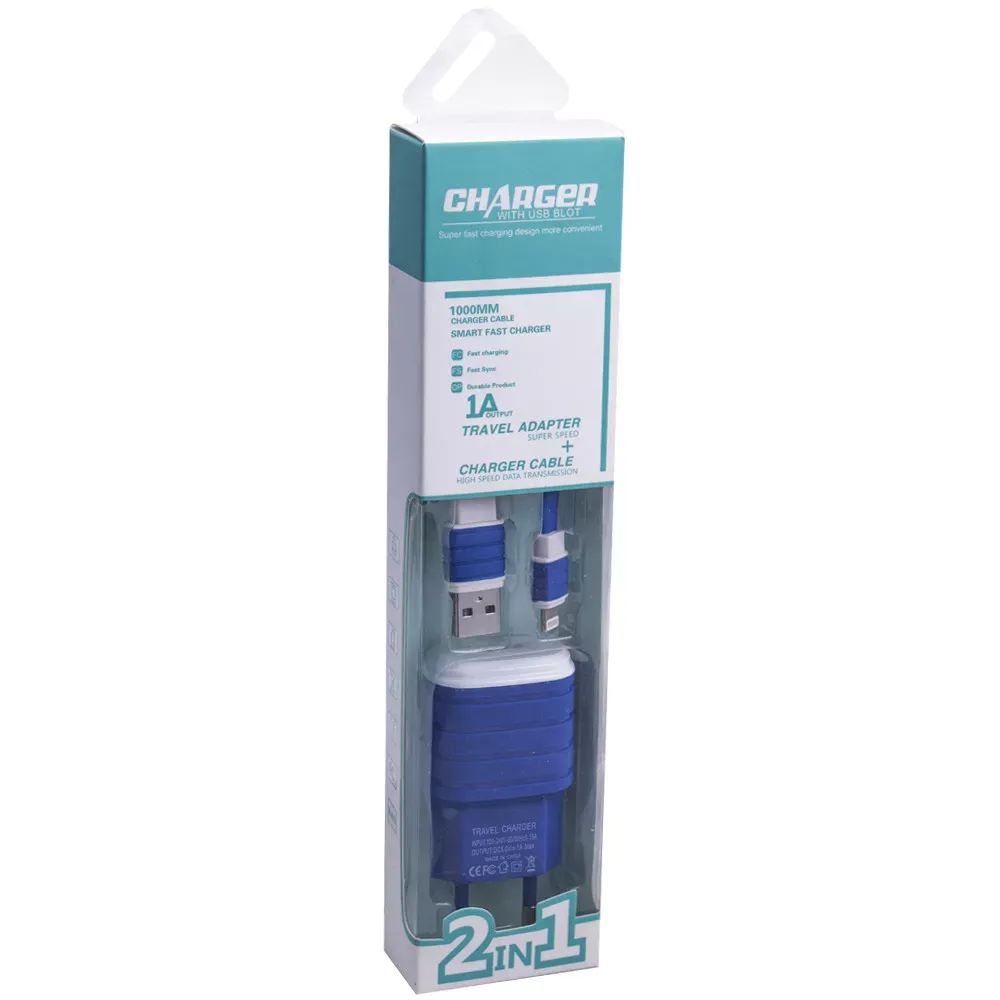 Home Charger 2.1A 1U Lightning Cable (1m) Apple Smart Fast — Распродажа