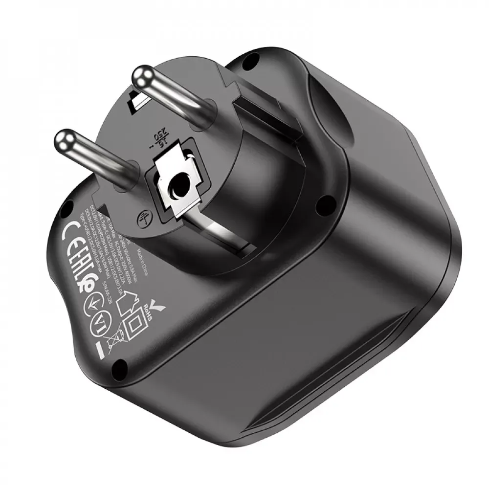 Home Charger 20W PD 2U Hoco NS3 — Black - фото 5