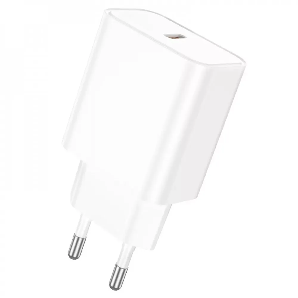 Home Charger 20W PD C to Lightning Cable (1m) Borofone BA71A — White - фото 4
