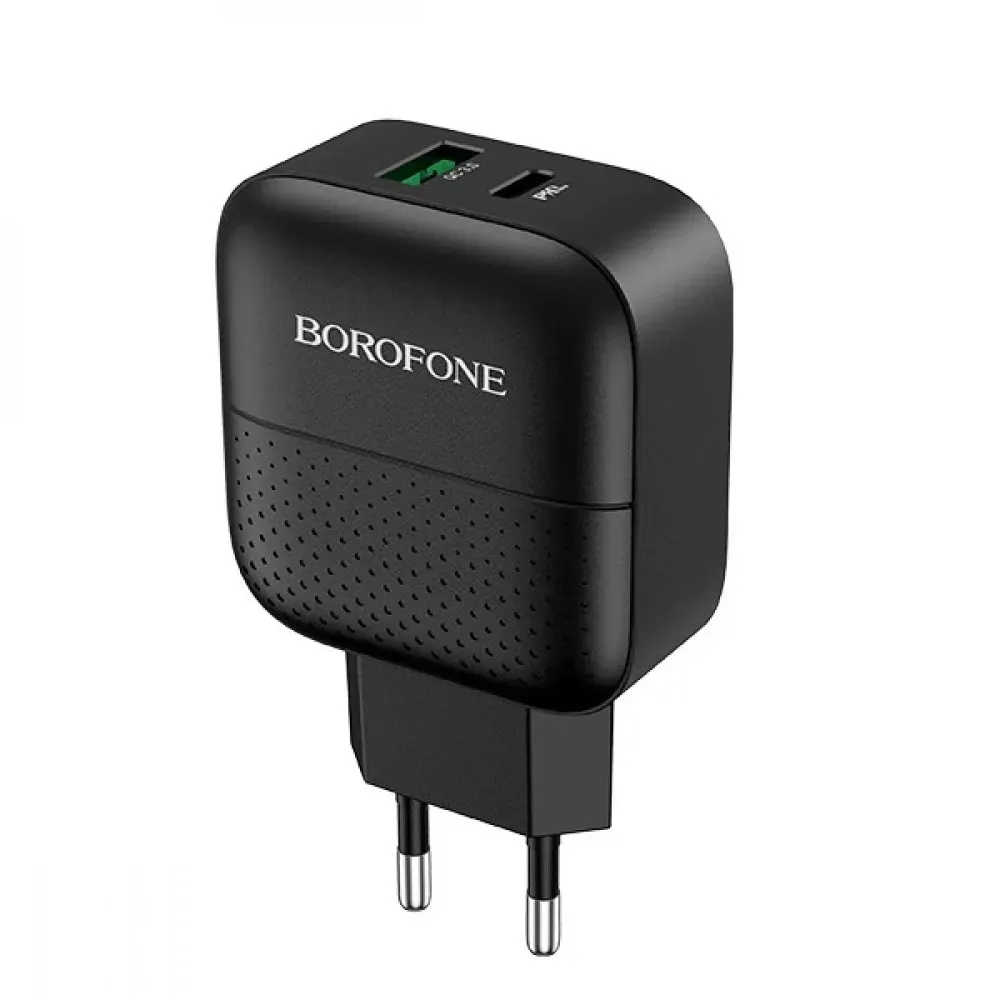 Home Charger 20W PD QC3.0 Borofone BA46A — White — фото 5