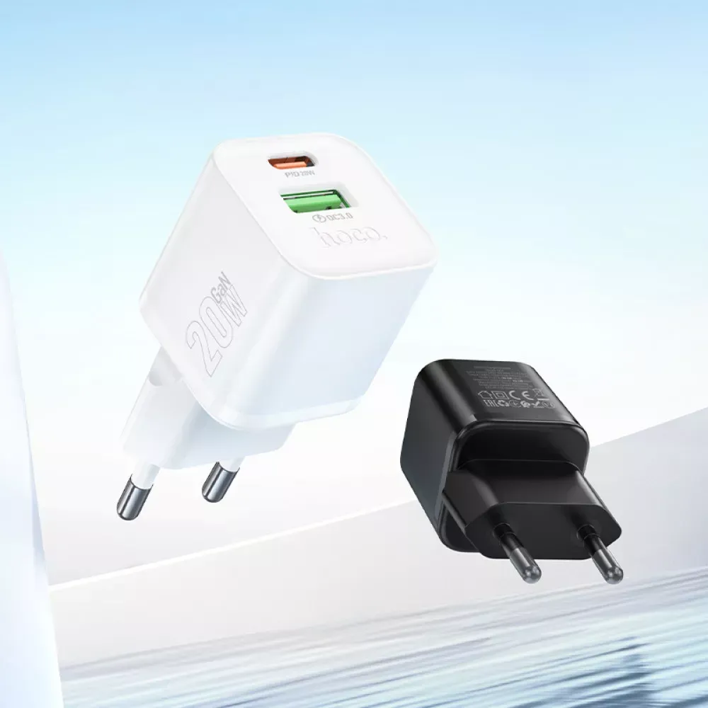 Home Charger 20W PD QC3.0 Hoco N65 — Black — фото 4
