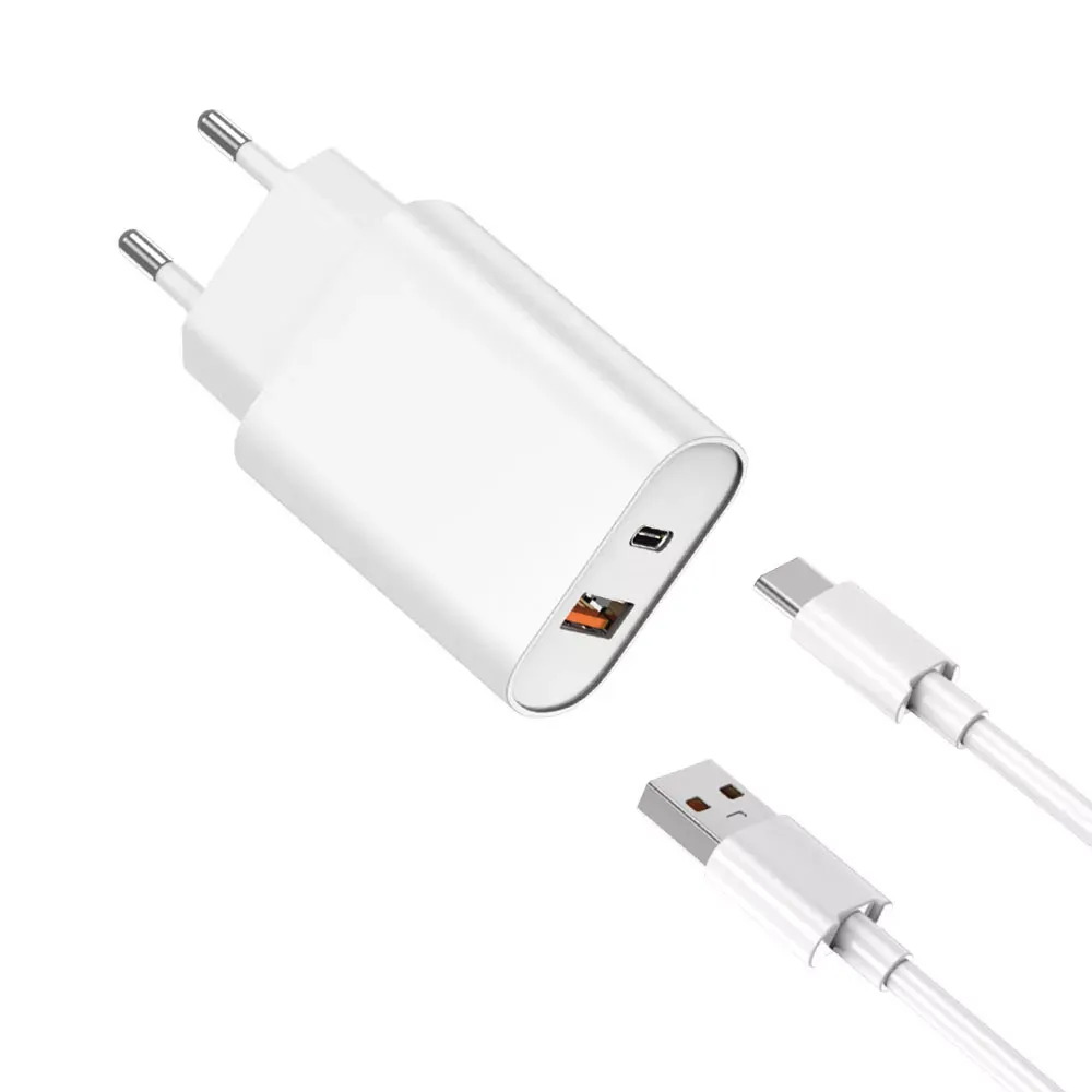Home Charger 20W PD QC3.0 USB C Cable (1m) WiWU Wi-U002 — White - фото 3