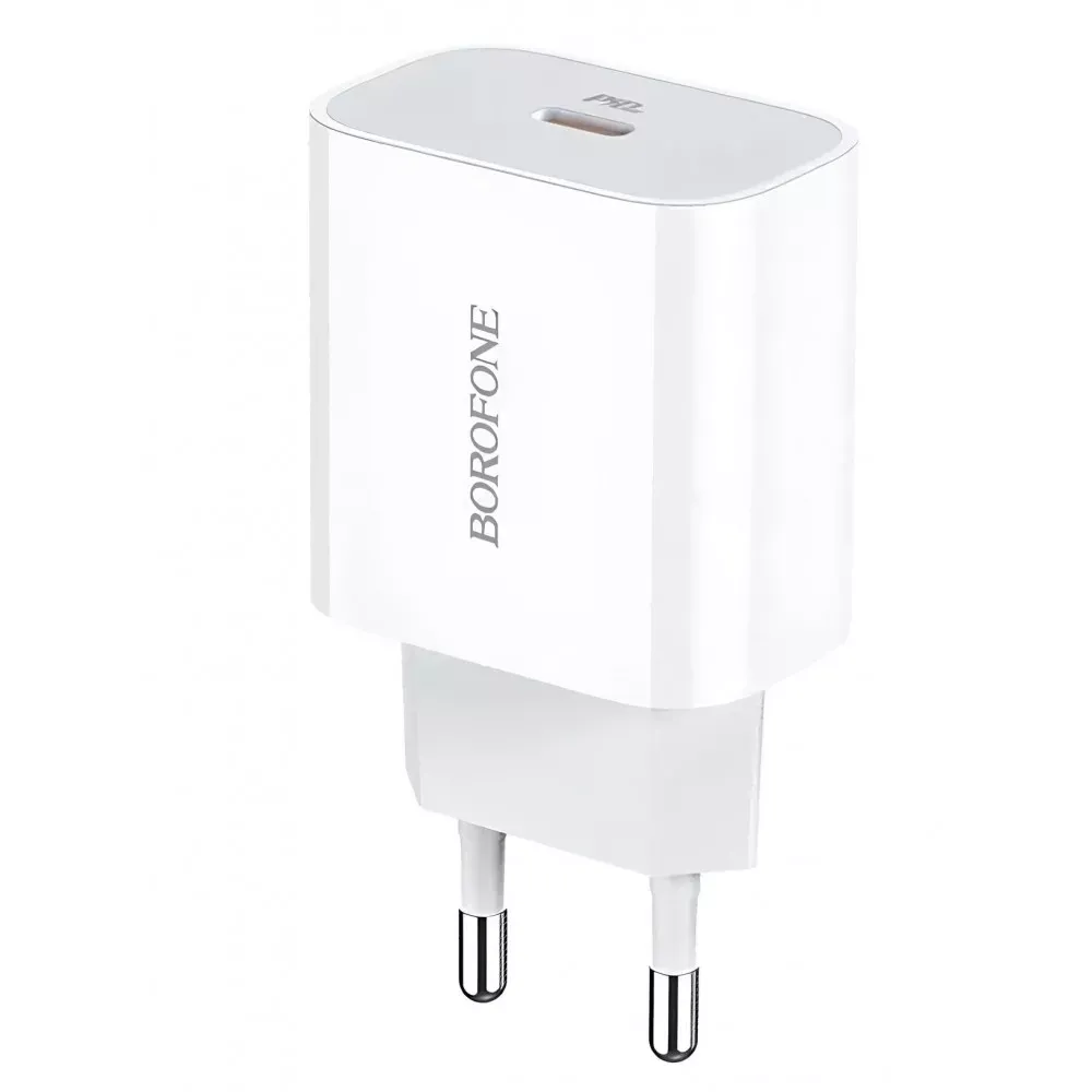 Home Charger 20W PD3.0 Borofone BA38A Plus — White — Borofone