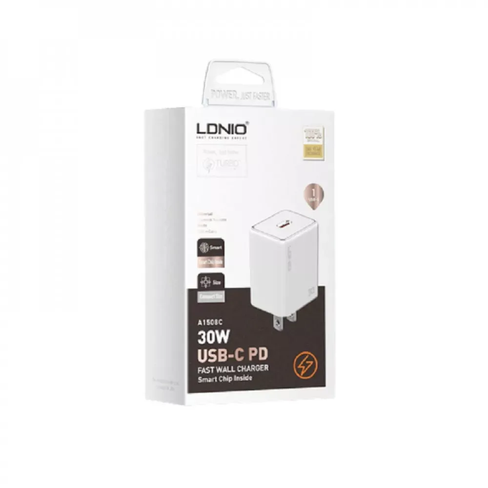 Home Charger 30W 1C Ldnio A1508C White — фото 3