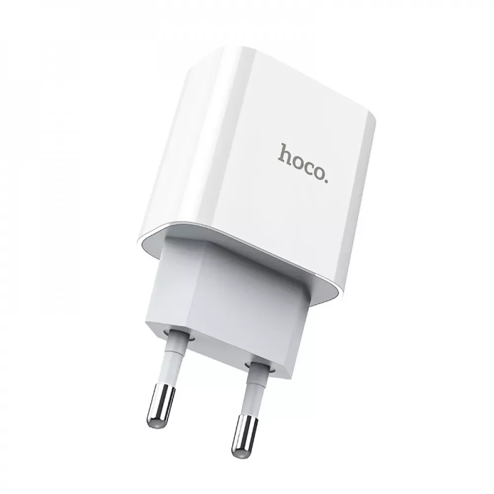 Home Charger 30W PD C to Lightning Cable Hoco C76A Pro — White — фото 5