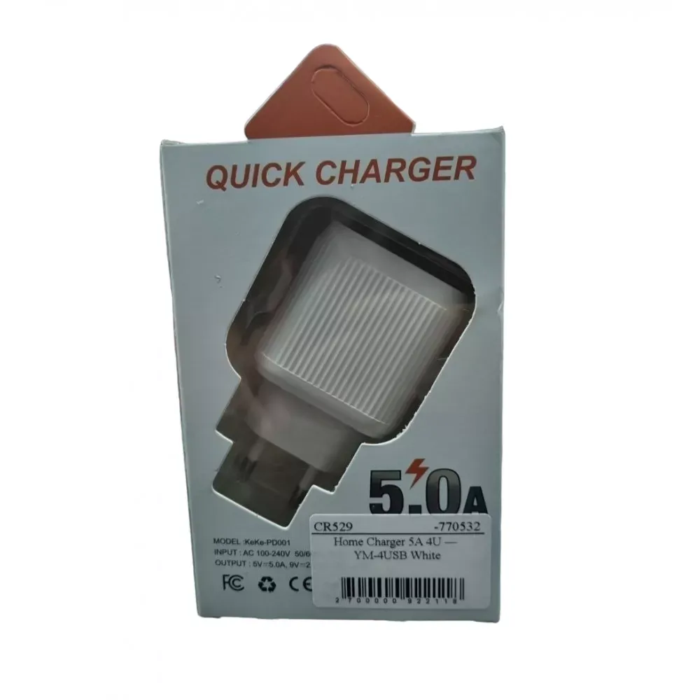 Home Charger 5.0A 4U KeKe-PD001 - фото 4