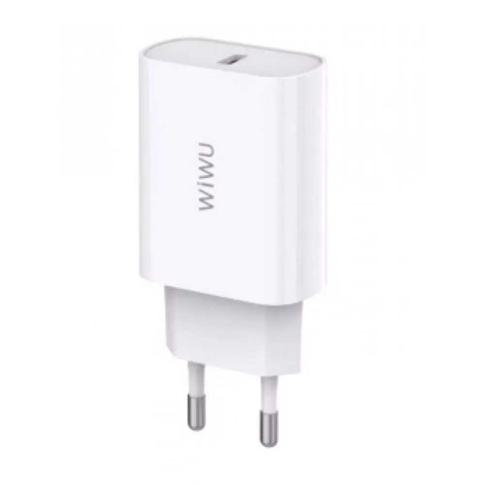 Home Charger | 20W | PD | QC3.0 — WiWU Wi-U001 — White — Wiwu