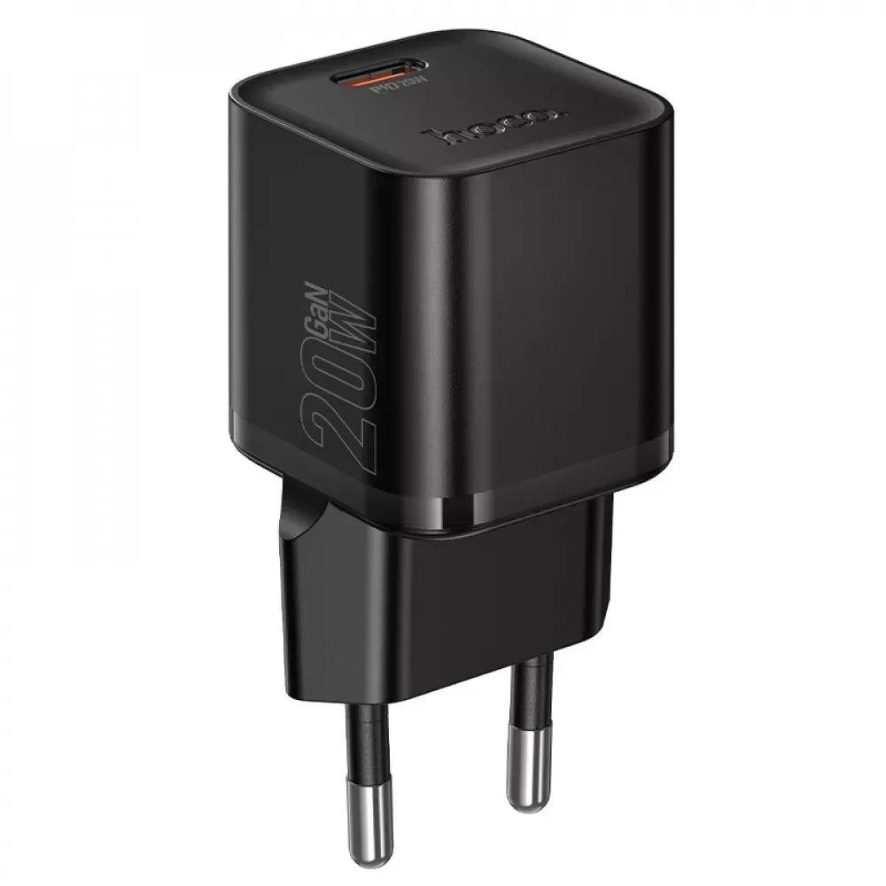 Home Charger | 20W | PD3.0 — Hoco N64 — Black - фото 6