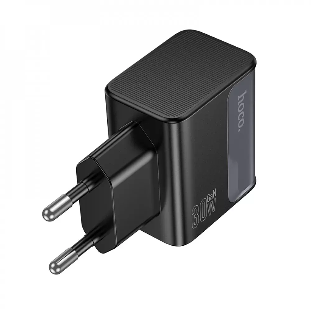Home Charger | 30W | PD | QC3.0 — Hoco CS73A — Black - фото 4