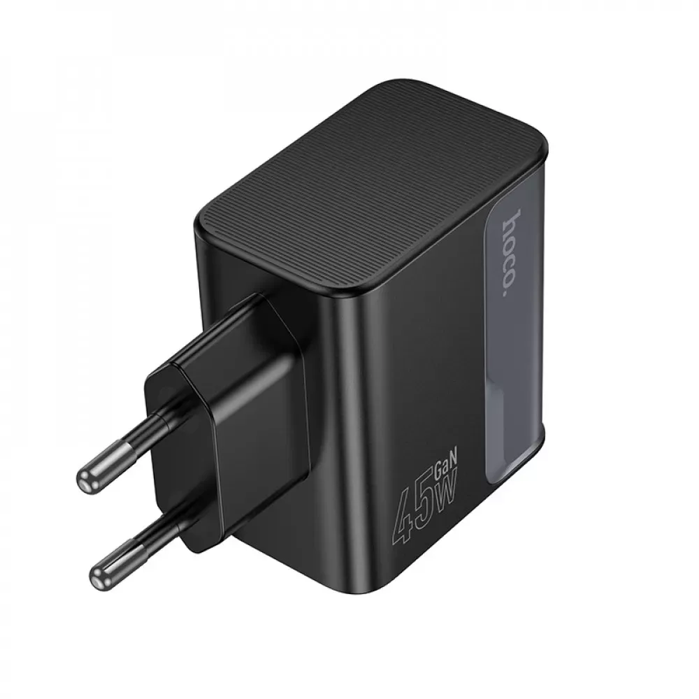 Home Charger | 45W | PD | QC3.0 — Hoco CS74A — Black - фото 4